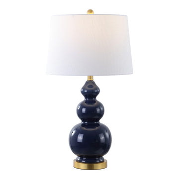 Bowen 27.5" Ceramic LED Table Lamp - JONATHAN Y